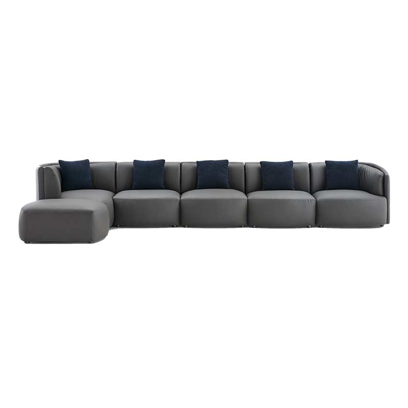 Combined Modern Leather Sofa for Home