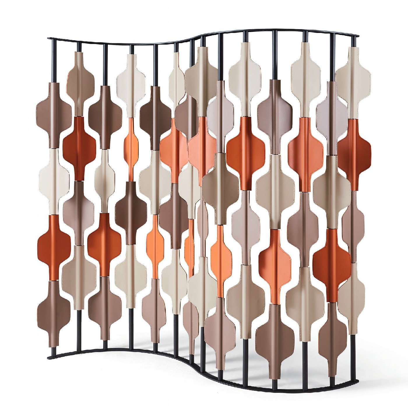 Leather Screen Room Divider