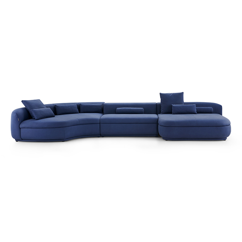 Full Leather Living Room Sofa