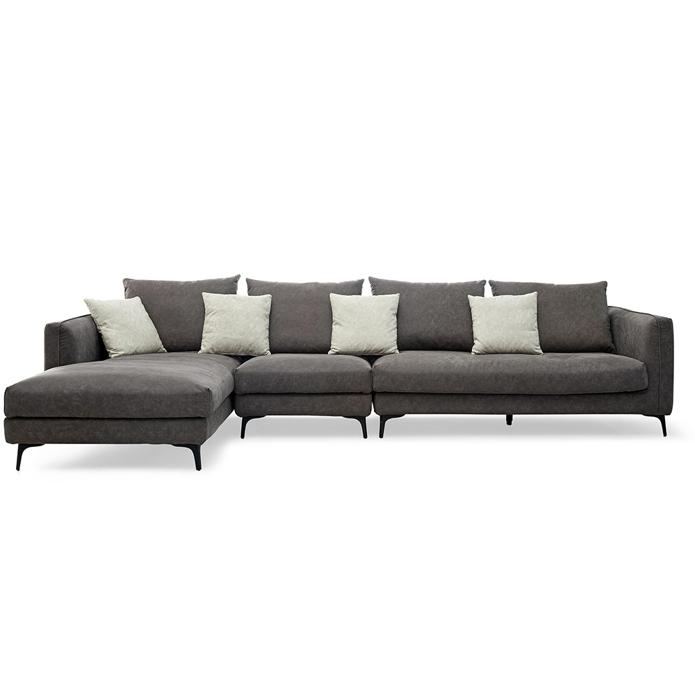 Living Room L Shape Fabric Sofa