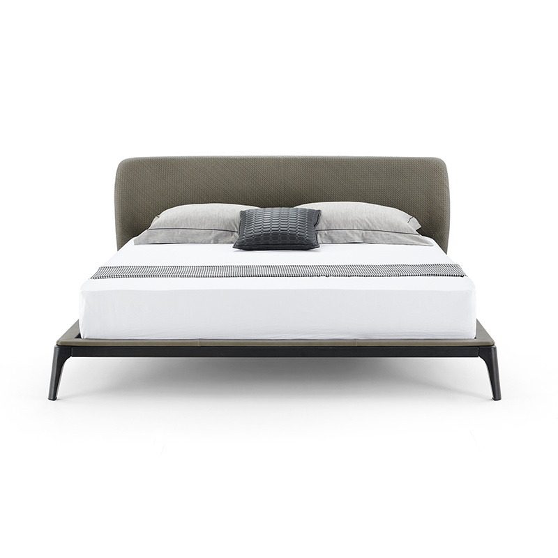 Luxury Double Leather Bed